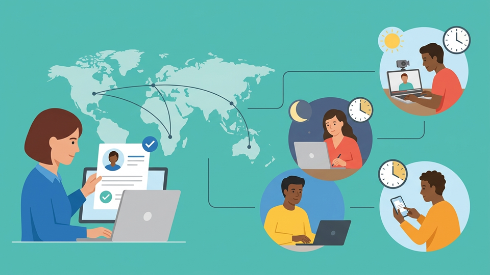 Mastering Asynchronous Recruitment: How to Hire Across Time Zones